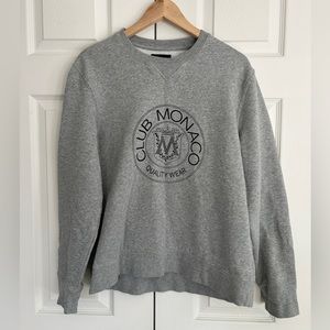 Unisex Club Monaco Heritage Crest Crewneck, sz M